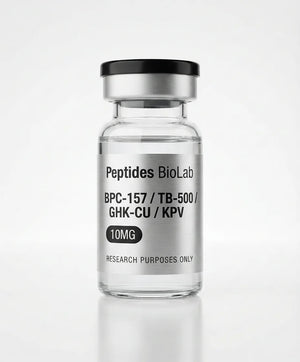 BPC-157 TB-500 GHK-CU KPV Quad Peptide Blend 10mg - Recovery Research | Peptides BioLab