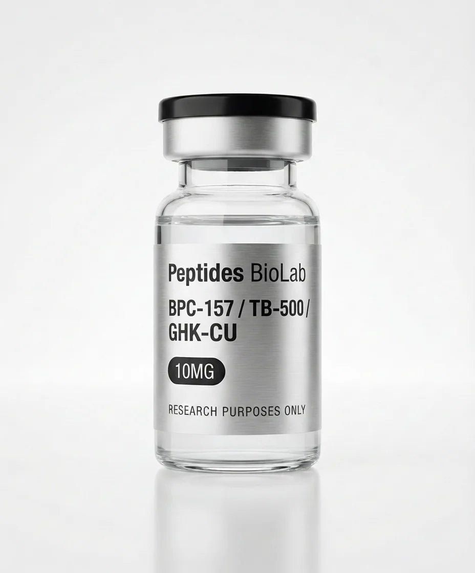 BPC-157 TB-500 GHK-CU Triple Peptide Blend 10mg - Healing Research | Peptides BioLab