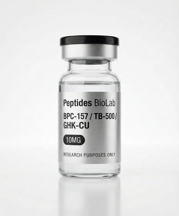 BPC-157 TB-500 GHK-CU Triple Peptide Blend 10mg - Healing Research | Peptides BioLab