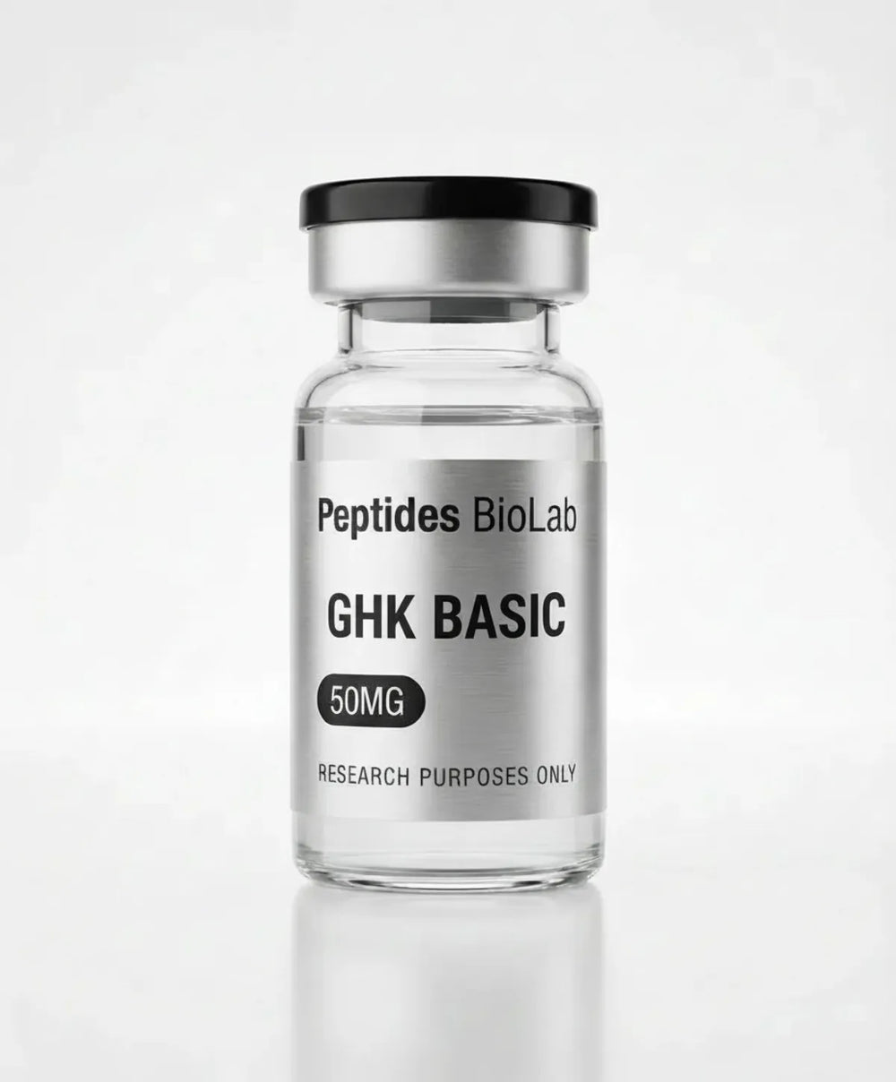 GHK Basic 50MG Anti-Aging Research Peptide Vial - Peptides BioLab