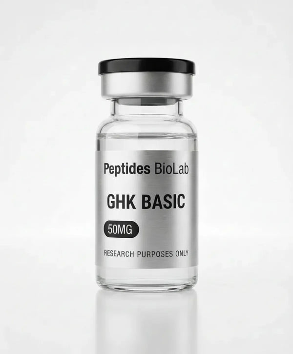 GHK Basic 50MG Anti-Aging Research Peptide Vial - Peptides BioLab