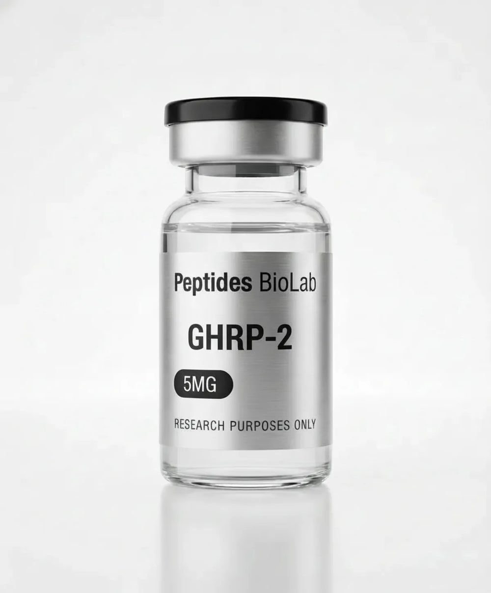 GHRP-2 5MG Growth Hormone Research Peptide Vial - Peptides BioLab