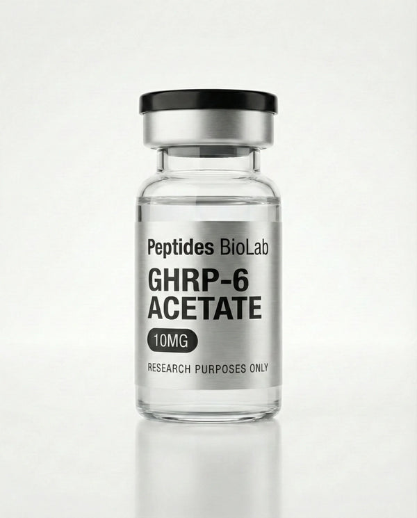 GHRP-6 Acetate 10mg Growth Hormone Peptide - Lab Tested | Peptides BioLab