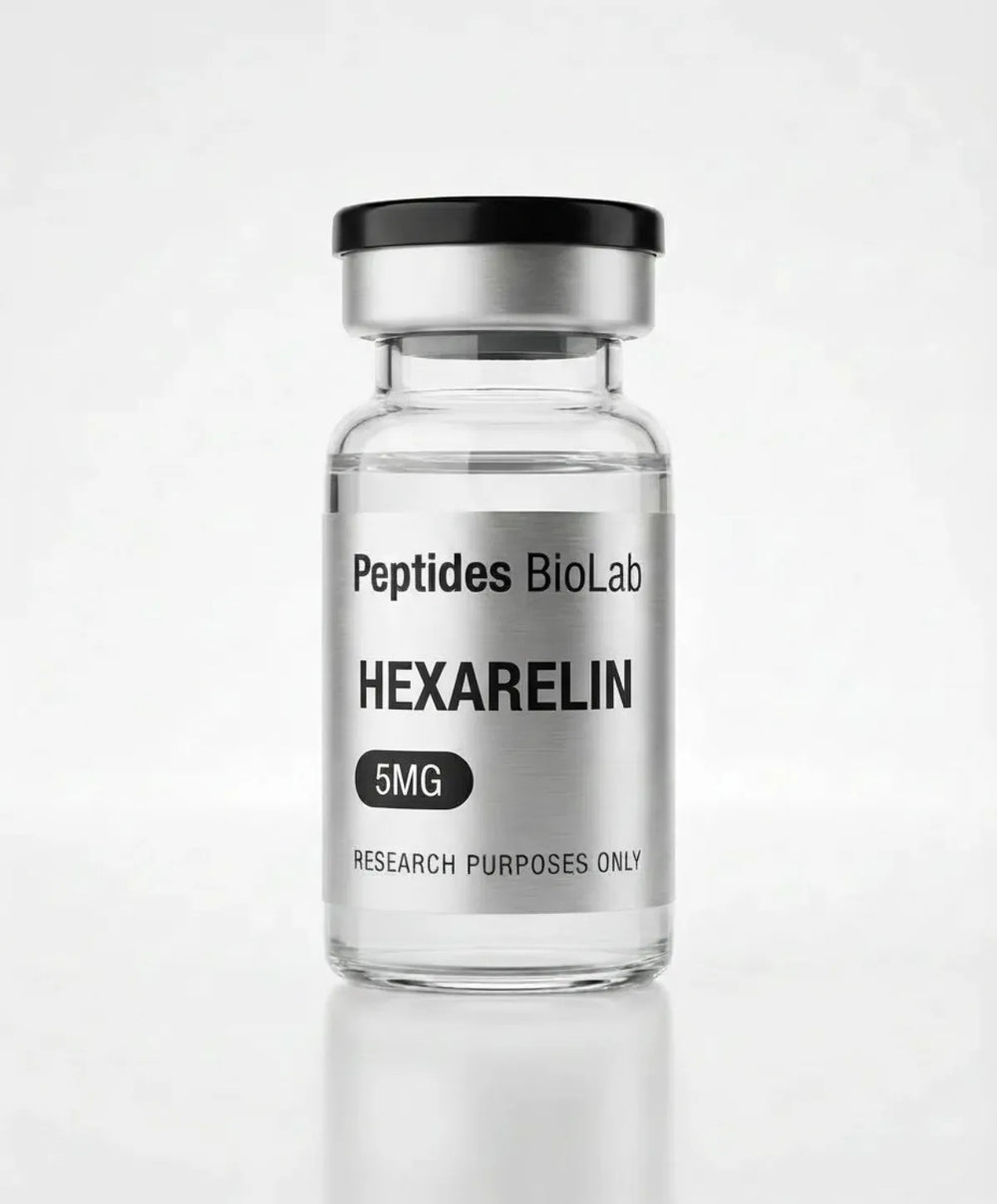 Hexarelin 5MG Growth Hormone Research Peptide Vial - Peptides BioLab