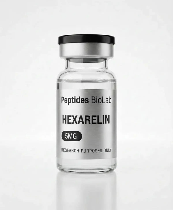 Hexarelin 5MG Growth Hormone Research Peptide Vial - Peptides BioLab