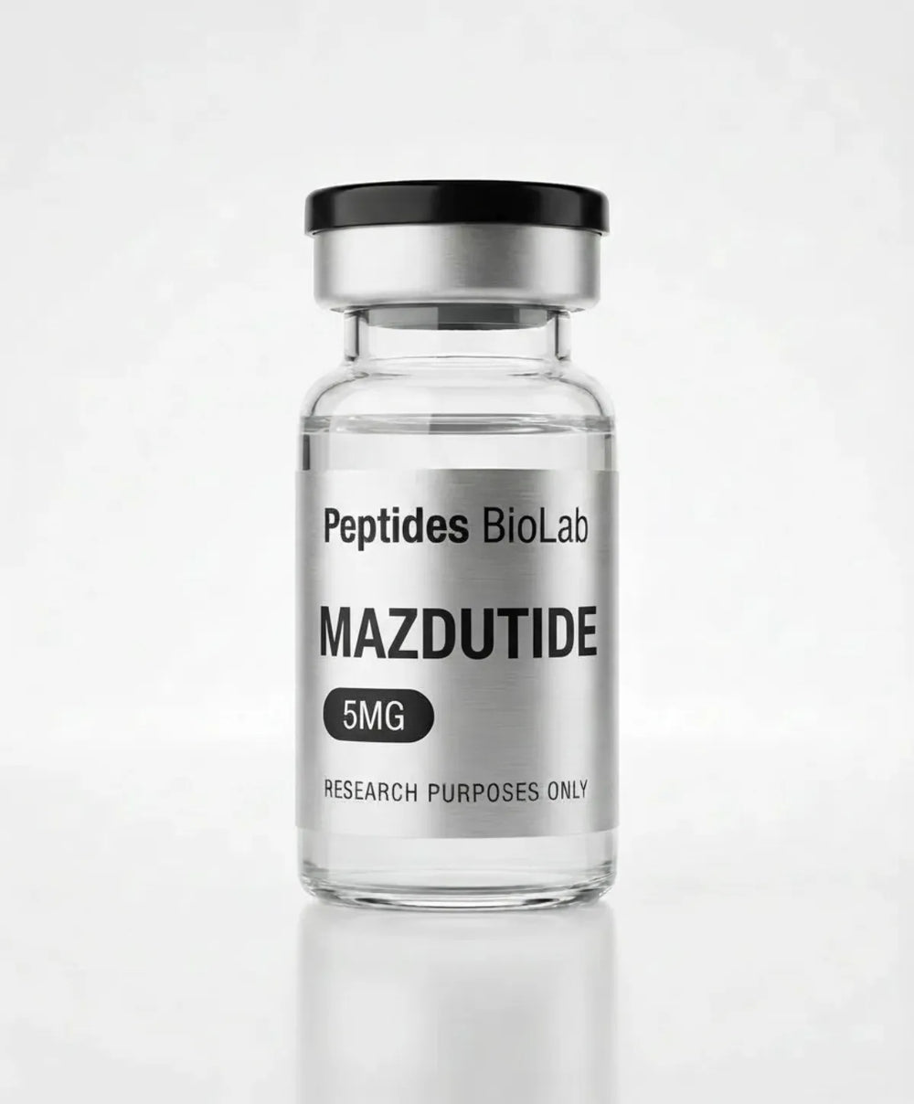 Mazdutide 5MG Weight Loss Research Peptide Vial - Peptides BioLab