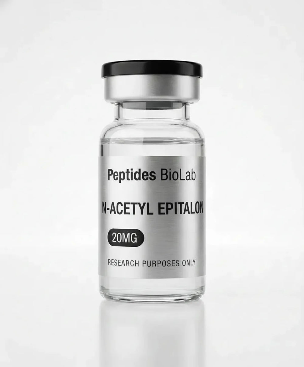 N-Acetyl Epitalon Amidate 20MG Anti-Aging Research Peptide Vial - Peptides BioLab