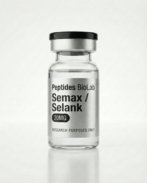 Semax Selank Nootropic Blend 20mg - Cognitive Peptide | Peptides BioLab