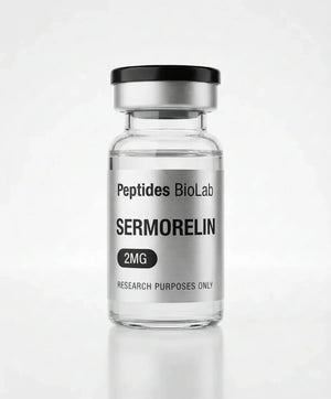 Sermorelin 2MG Growth Hormone Research Peptide Vial - Peptides BioLab