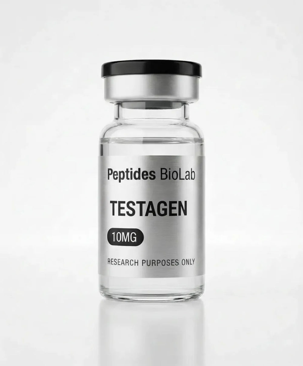 Testagen 10MG Bioregulator Research Peptide Vial - Peptides BioLab